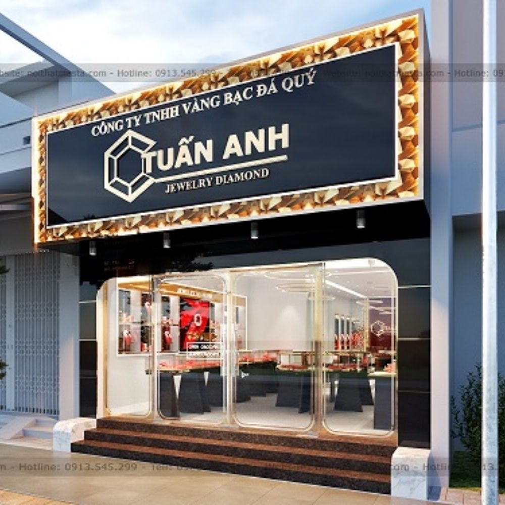 Thi công bảng hiệu giá rẻ Sài Gòn _ Làm bảng hiệu quảng cáo, bảng hiệu cửa hàng uy tín Sài Gòn - Hà Nội_ Trọng Design
