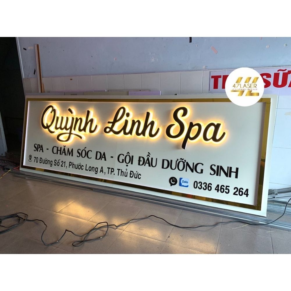 Thi công bảng hiệu giá rẻ Sài Gòn _ Làm bảng hiệu quảng cáo, bảng hiệu cửa hàng uy tín Sài Gòn - Hà Nội_ Trọng Design