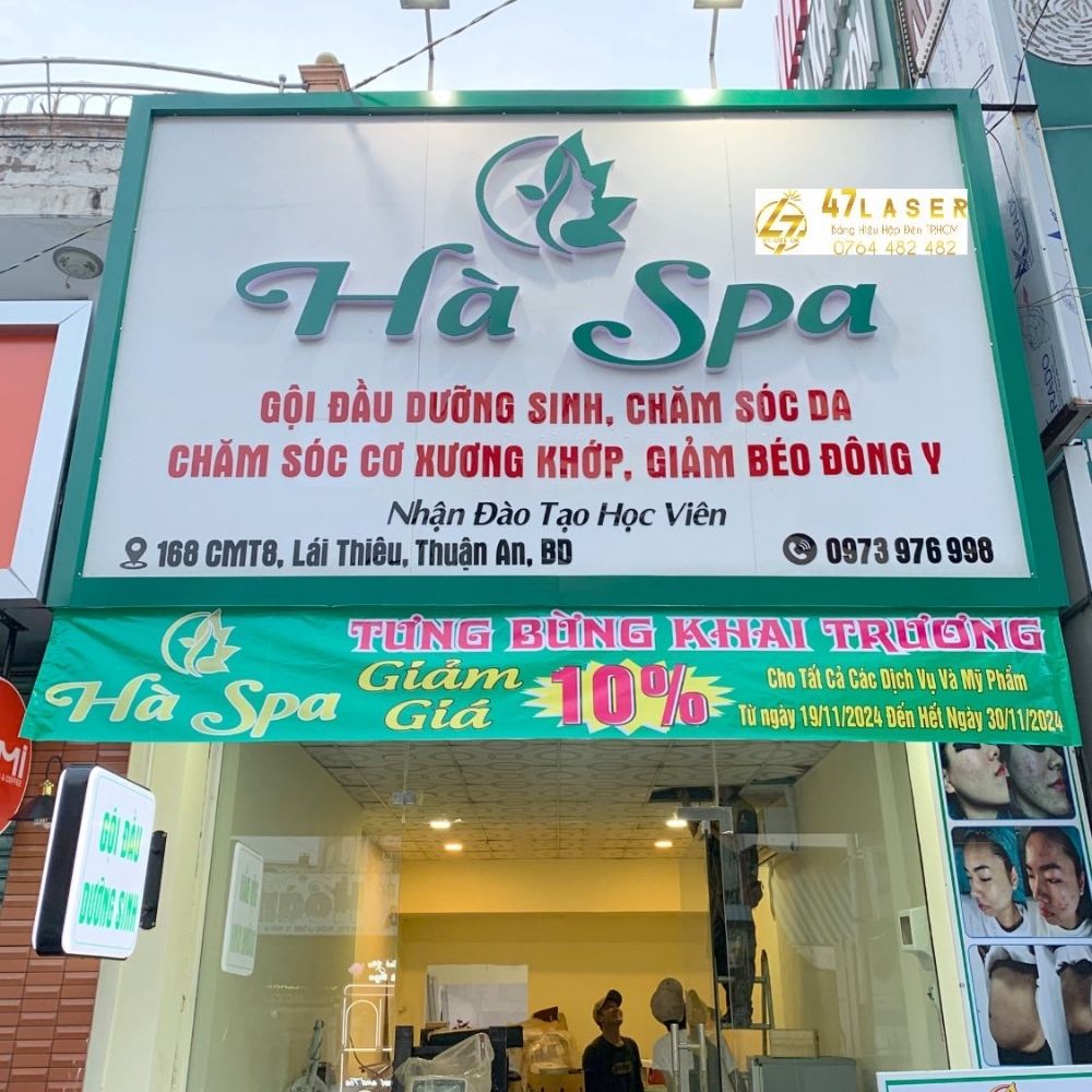 Thi công bảng hiệu giá rẻ Sài Gòn _ Làm bảng hiệu quảng cáo, bảng hiệu cửa hàng uy tín Sài Gòn - Hà Nội_ Trọng Design