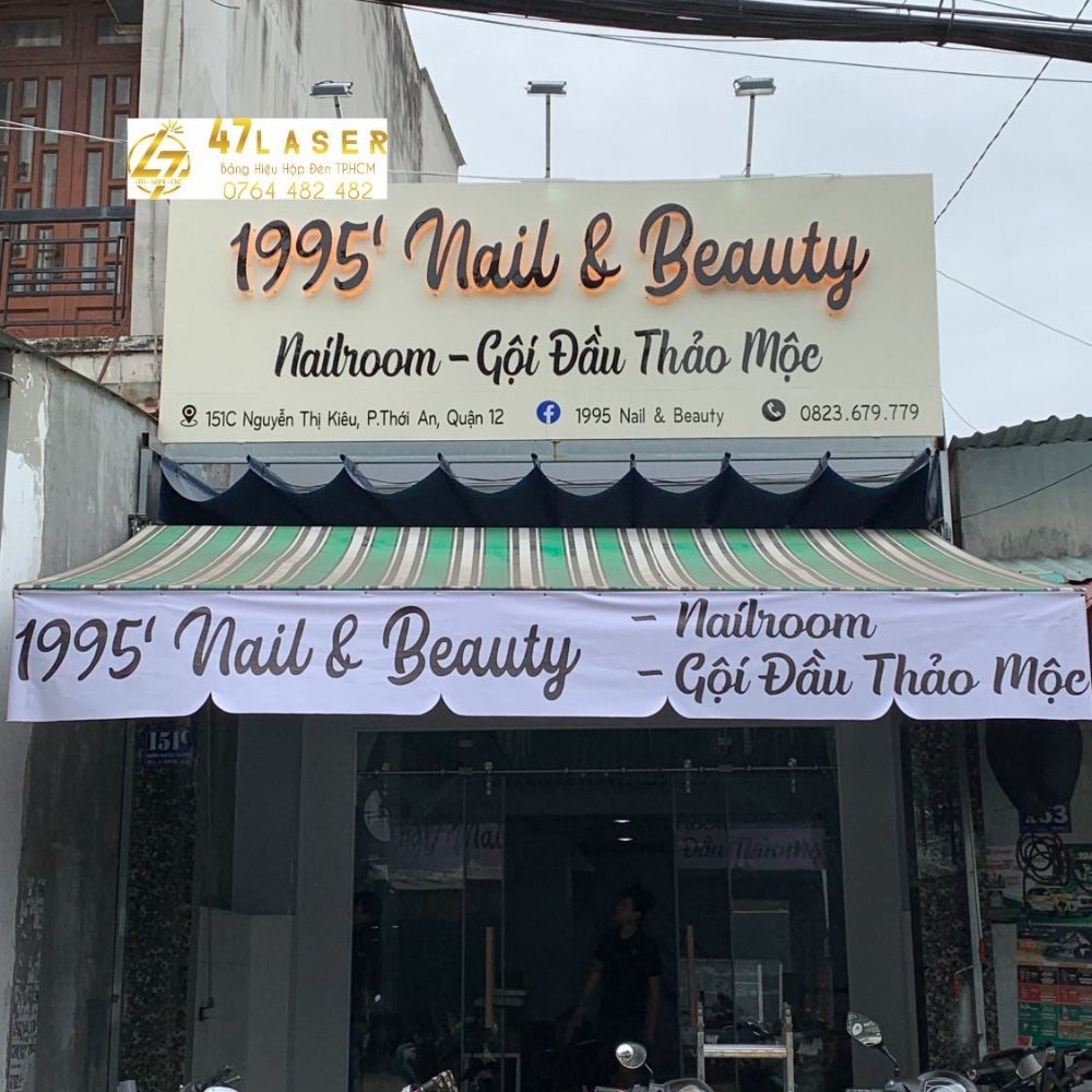 Thi công bảng hiệu giá rẻ Sài Gòn _ Làm bảng hiệu quảng cáo, bảng hiệu cửa hàng uy tín Sài Gòn - Hà Nội_ Trọng Design