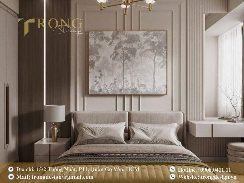 Thanh lịch và trang nhã với sắc be dịu dàng.