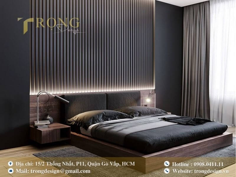 Sang trọng và cuốn hút với tông màu trầm tối.