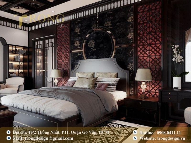 Phong cách Đông Dương cổ điển, sang trọng và bí ẩn.