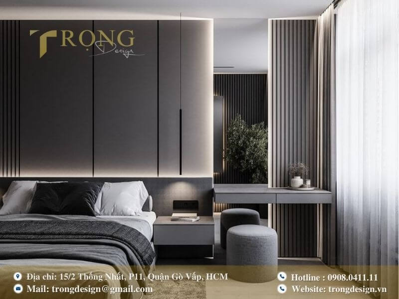 Các nguyên tắc cơ bản trong thiết kế thi công phòng ngủ Quận 11