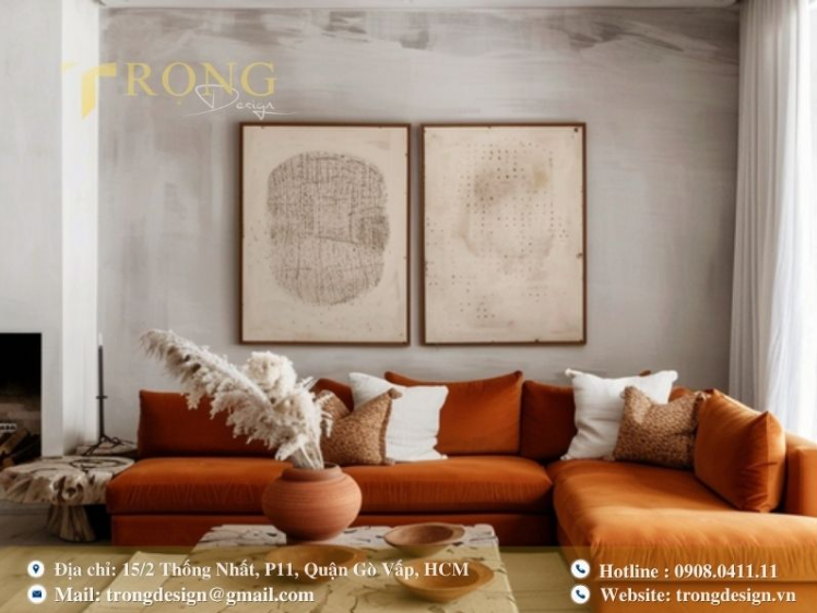 Không gian tối giản, hiện đại tràn ngập ánh sáng tự nhiên.