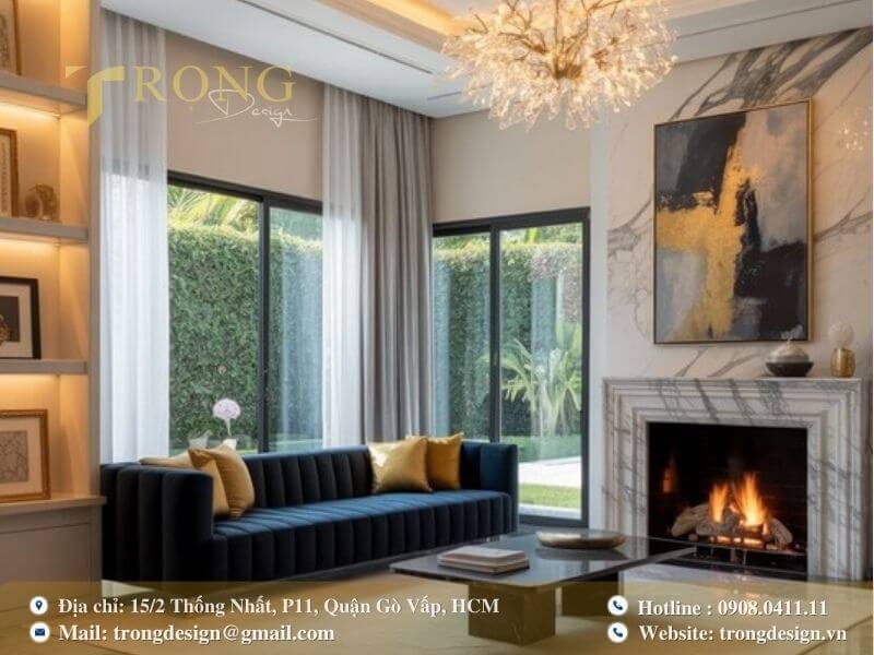 Sự kết hợp hoàn hảo giữa vẻ đẹp sang trọng, hiện đại và sự ấm cúng.