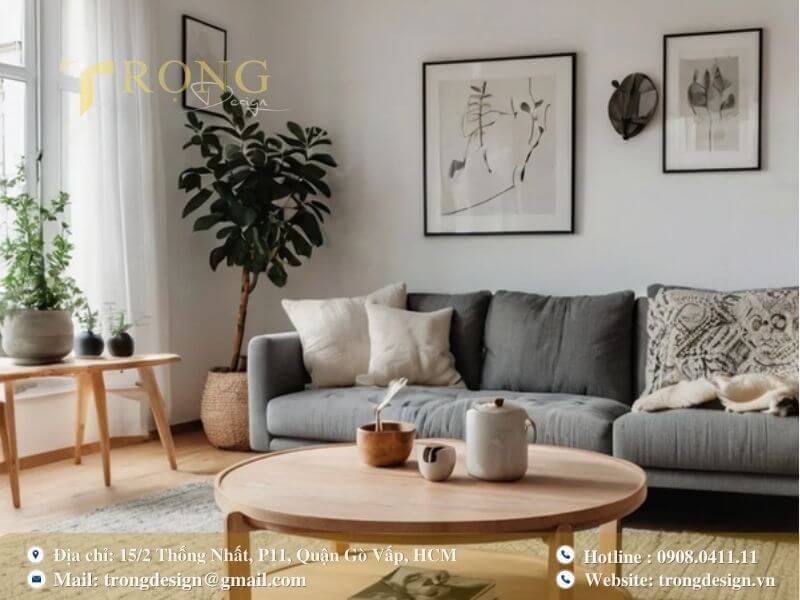 Tinh tế và ấm cúng với ánh sáng tự nhiên.