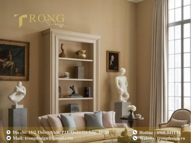 Thanh lịch, hài hòa với các chi tiết nghệ thuật.
