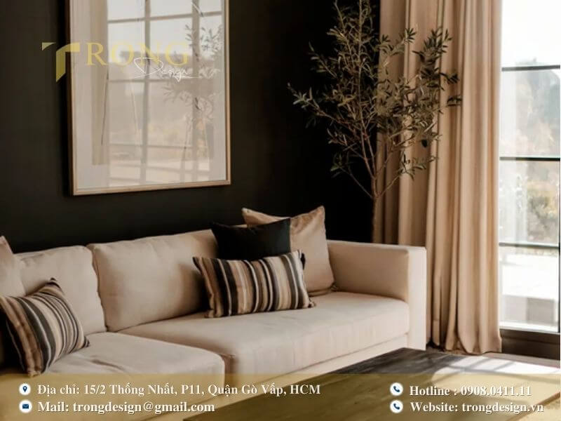Tiêu chí giúp lựa chọn đơn vị thiết kế thi công phòng khách Quận 9 chuyên nghiệp