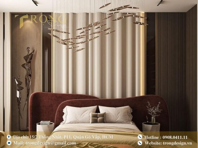 Không gian đầy cá tính và ấn tượng cùng các đường cong mềm mại.