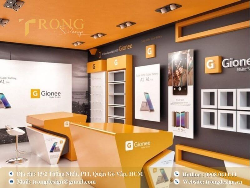 Khám phá thiết kế cửa hàng điện thoại quận 7 mới nhất