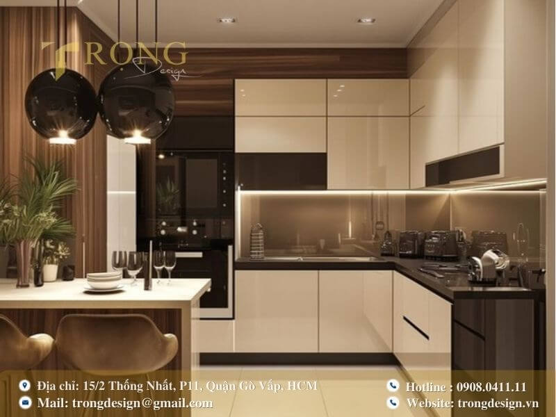Khám phá các thiết kế thi công phòng bếp Cần Thơ