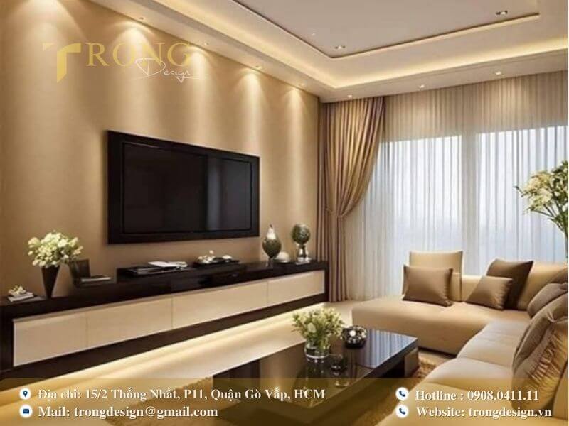 Ấm áp và thanh lịch, với gam màu be chủ đạo và ánh sáng tinh tế.