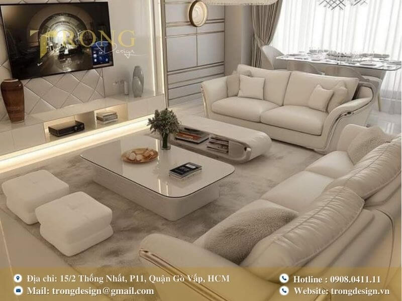 Tối giản, sang trọng và cá tính với chi tiết mạ vàng nổi bật.