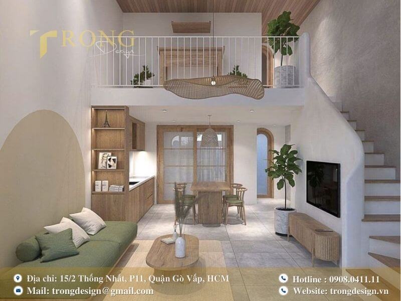 Mộc mạc, yên bình, gần gũi với phong cách Rustic.
