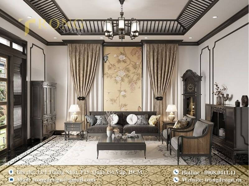Trọng Design - đơn vị thiết kế thi công phòng khách Củ Chi uy tín