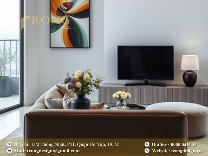 Sự pha trộn của vật liệu và màu sắc tạo nên vẻ đẹp hiện đại, cá tính.
