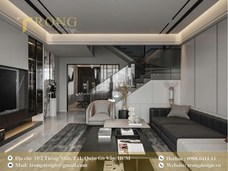 Phong cách tối giản nhưng không kém phần sang trọng.