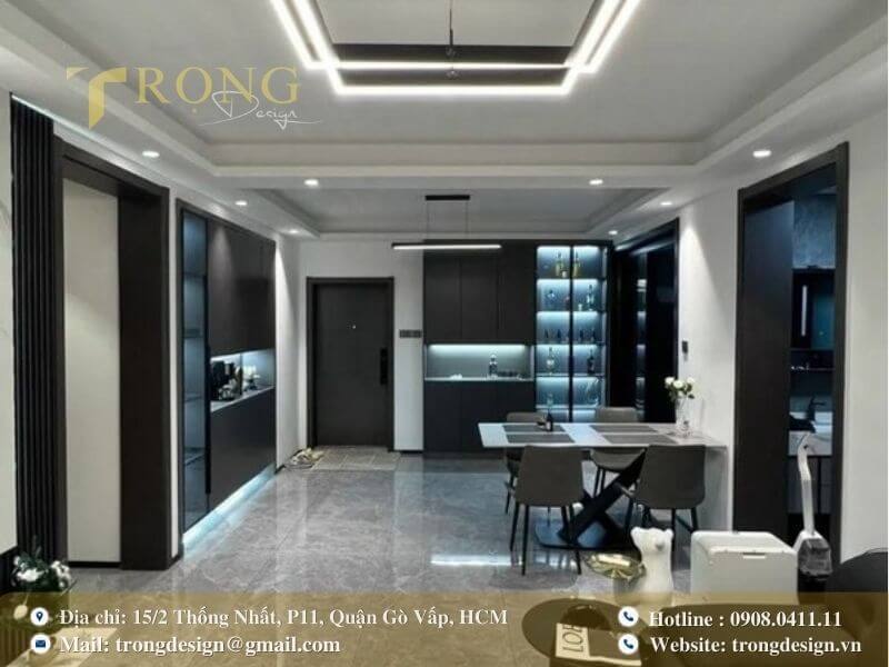 Thiết kế tối giản, hiện đại với hệ thống chiếu sáng thông minh.