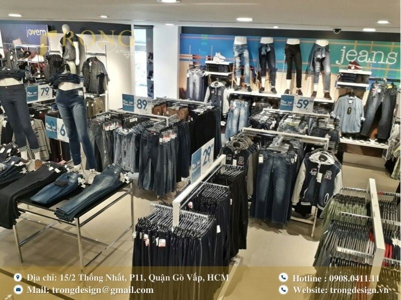 Chuyên về quần jeans, phù hợp với phong cách casual hàng ngày.
