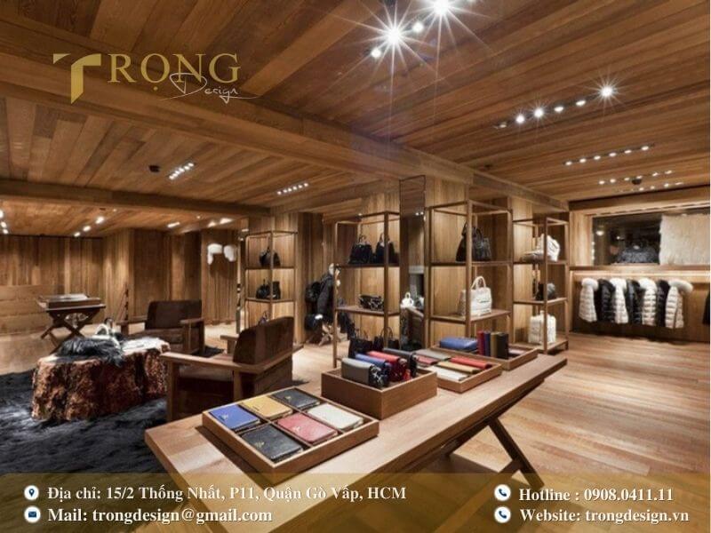 Không gian ấm cúng, sang trọng với nội thất gỗ tự nhiên.