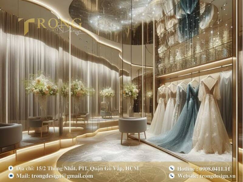 Thiết kế xa hoa, lấp lánh như một dải ngân hà.