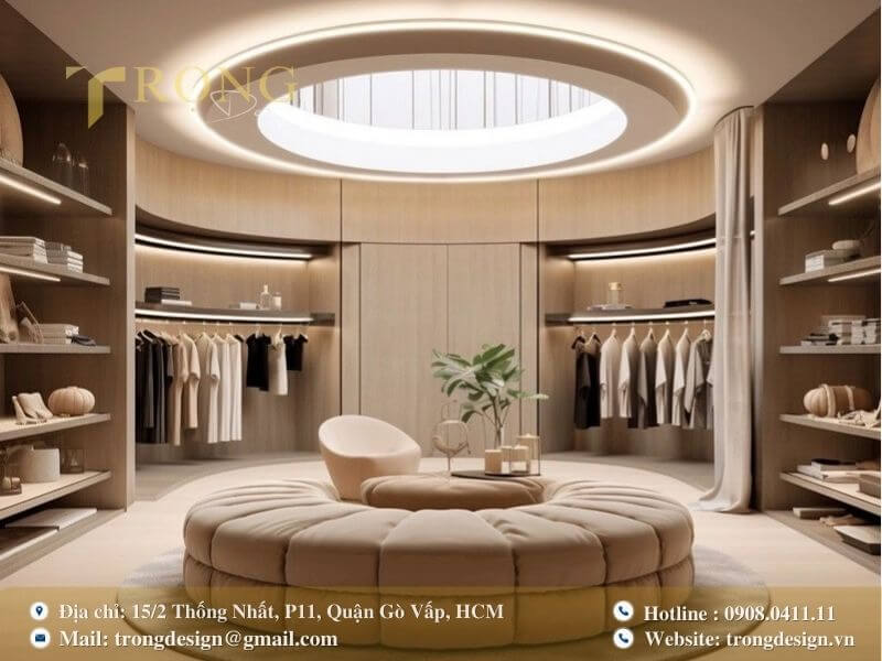 Độc đáo, mềm mại và hài hòa theo hình tròn.
